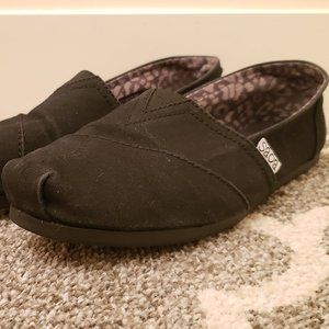 BOBS Black Slip-on Flats Size 7